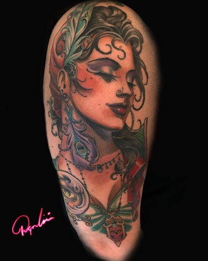 Classic Calavera tattoo