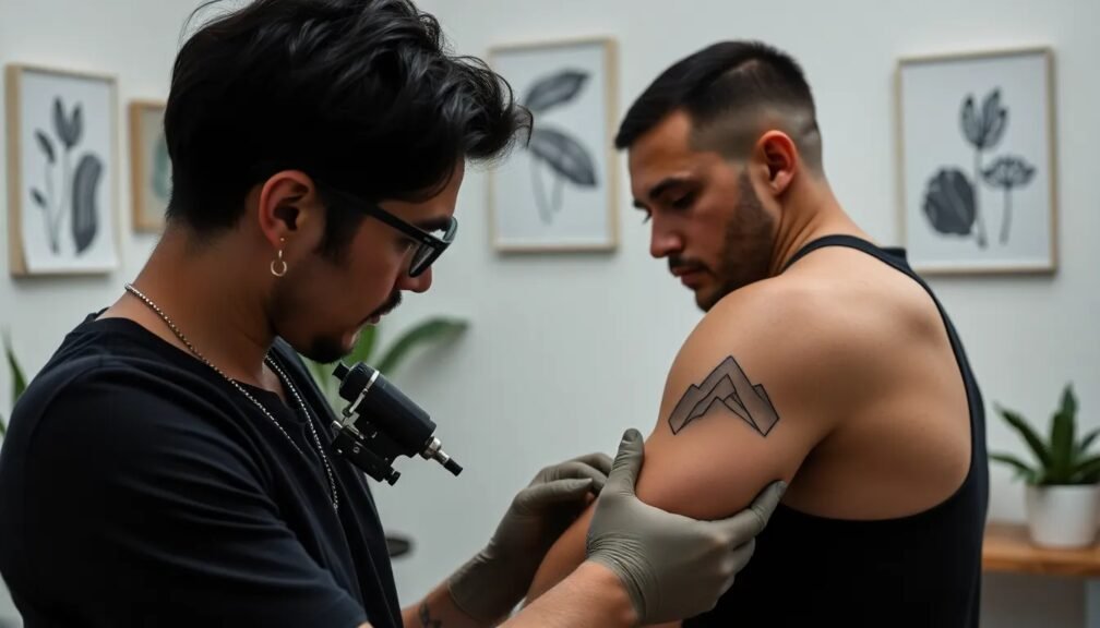 Minimalist Tattoo Artist: Transforming Skin into Art